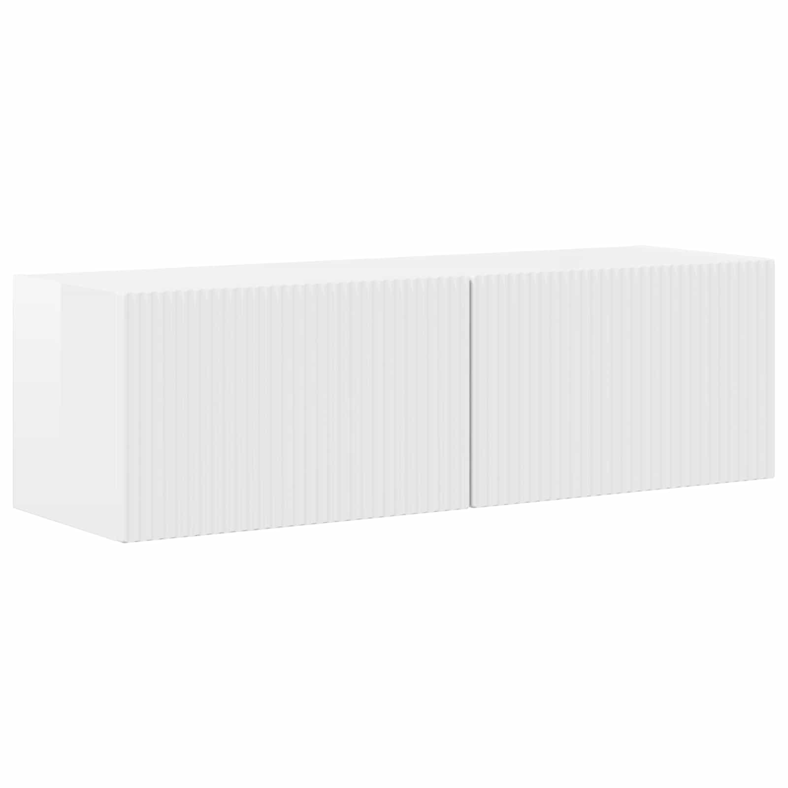 Set zidnog ormarića za TV Zidne 4 pcs Visoki sjaj bijela