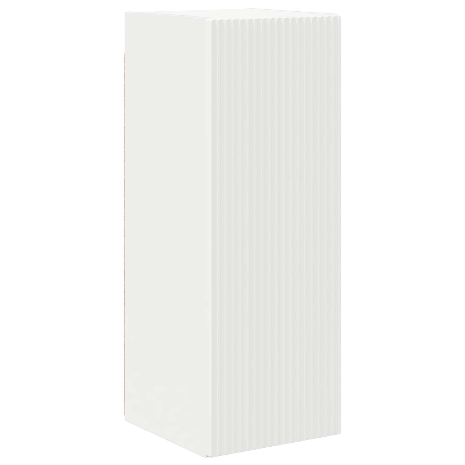 Set zidnog ormarića za TV Zidne 6 pcs Bijelo