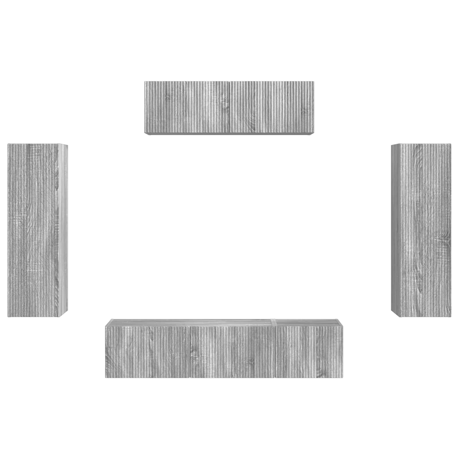 TV ormar 5 pcs Siva Sonoma