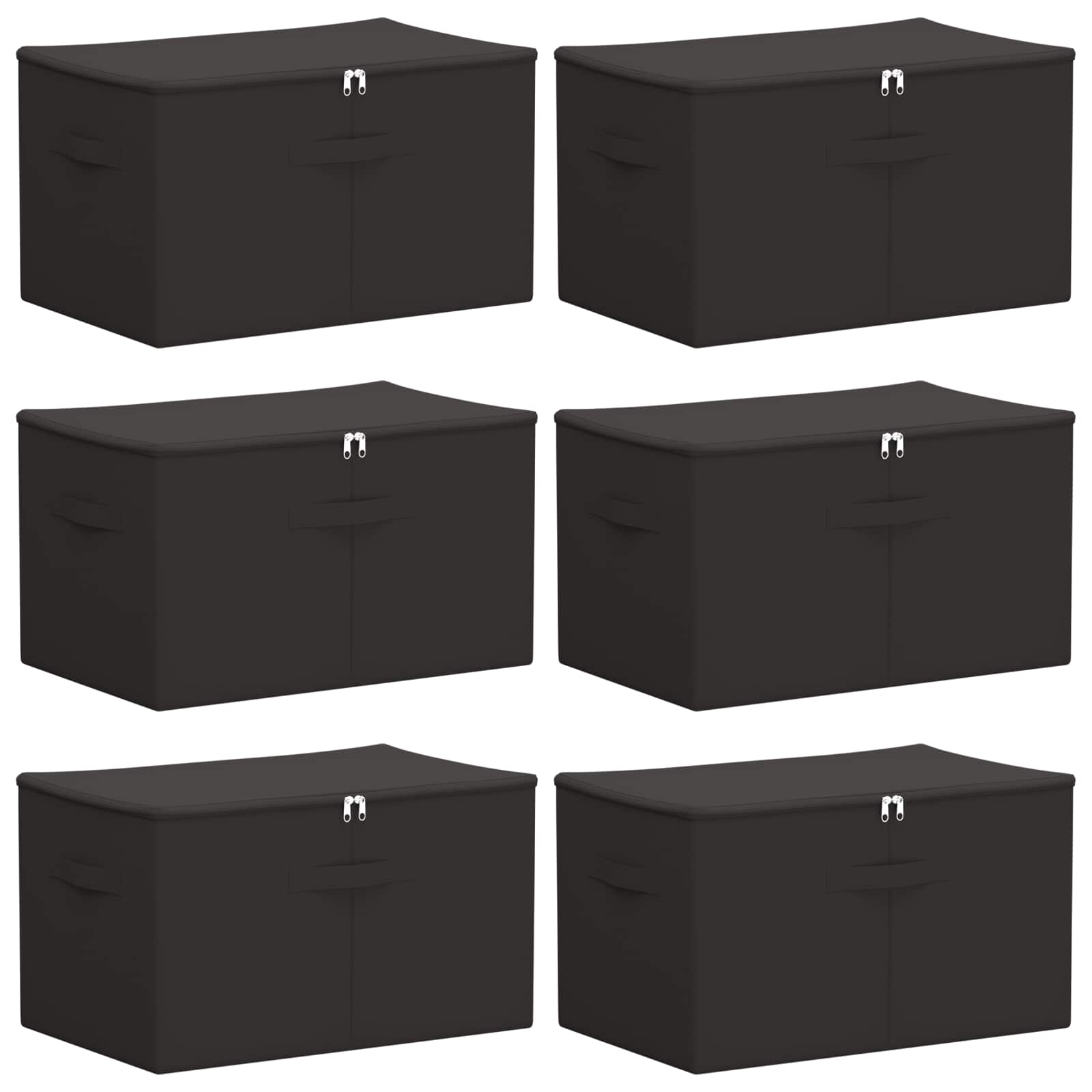 Kutija za spremanje 6 pcs Antracit 60 x 43 x 35 cm