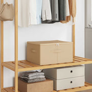 Kutija za spremanje 24 pcs Krem 43 x 34 x 23 cm Netkana tkanina