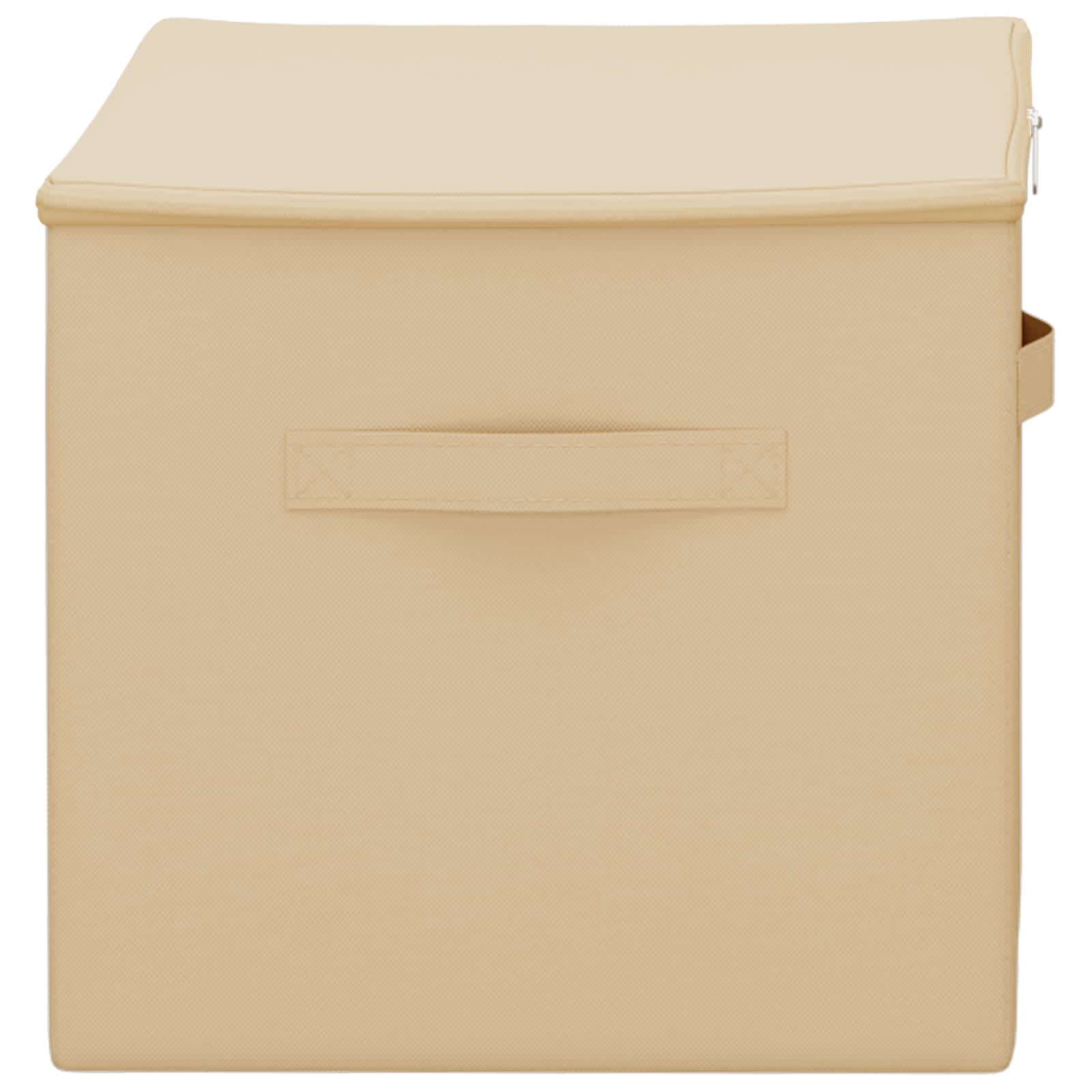 Kutija za spremanje 24 pcs Krem 55 x 35 x 32 cm Netkana tkanina