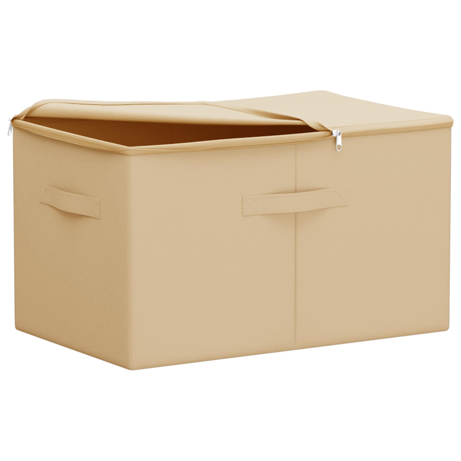 Kutija za spremanje 24 pcs Krem 60 x 43 x 35 cm Netkana tkanina