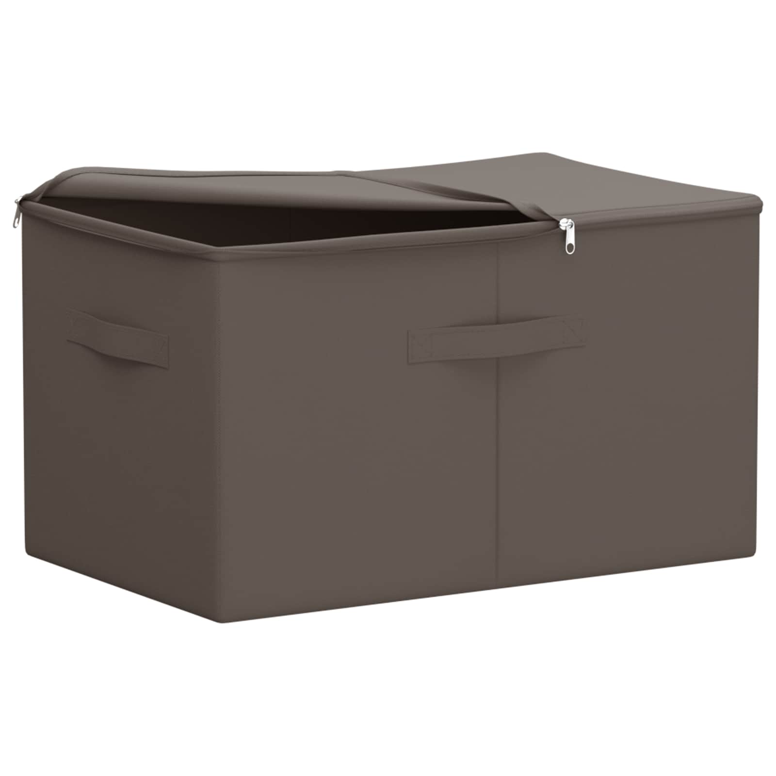 Kutija za spremanje 2 pcs Siva 55 x 35 x 32 cm Netkana tkanina