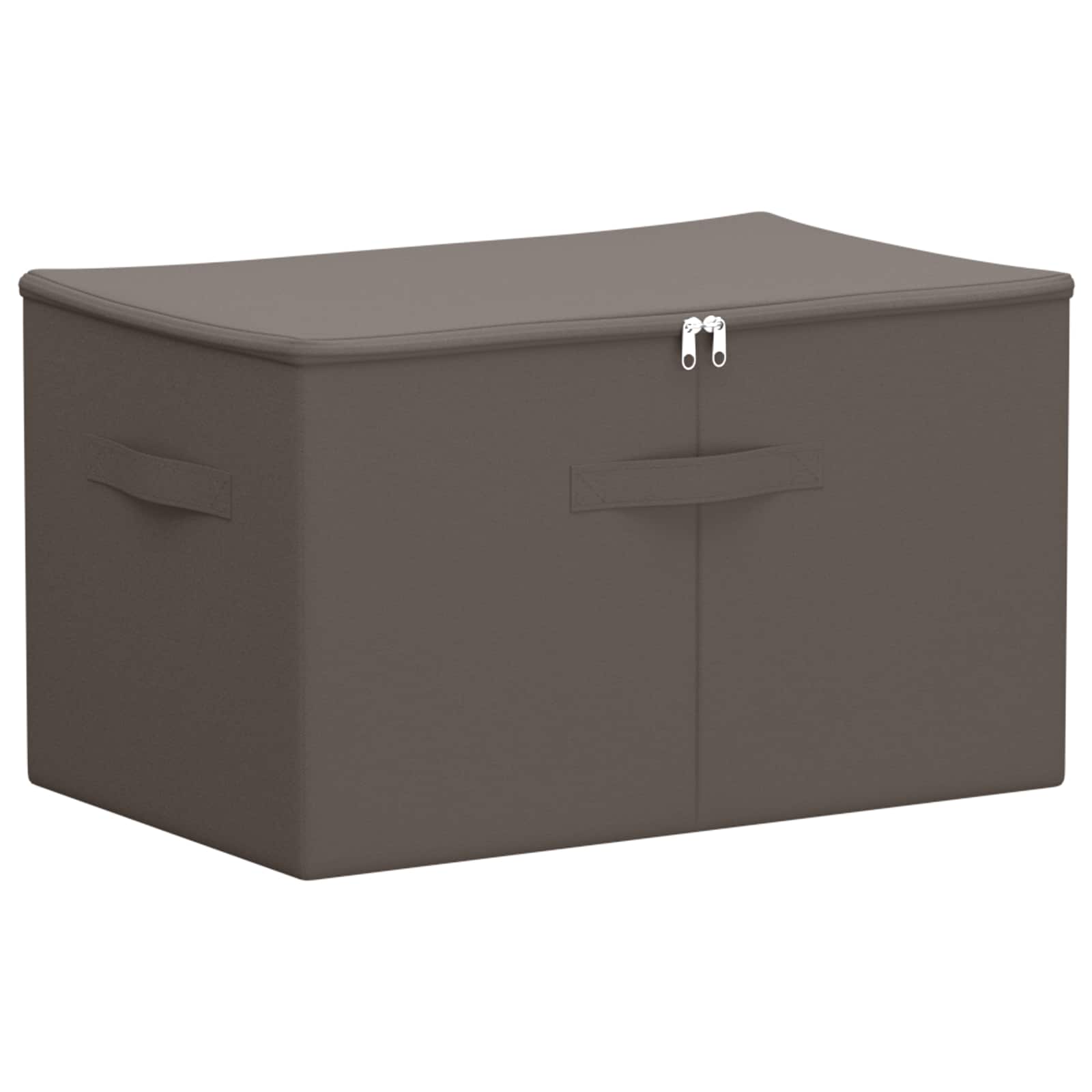 Kutija za spremanje Siva 60 x 43 x 35 cm Netkana tkanina