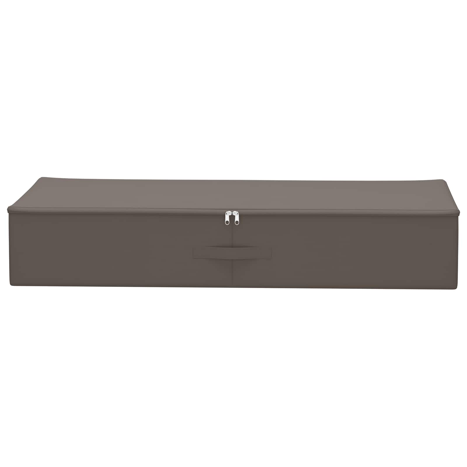 Kutija za spremanje Siva 90 x 48 x 15 cm Netkana tkanina
