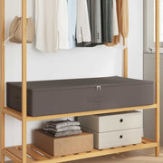Kutija za spremanje 24 pcs Siva 90 x 48 x 15 cm Netkana tkanina