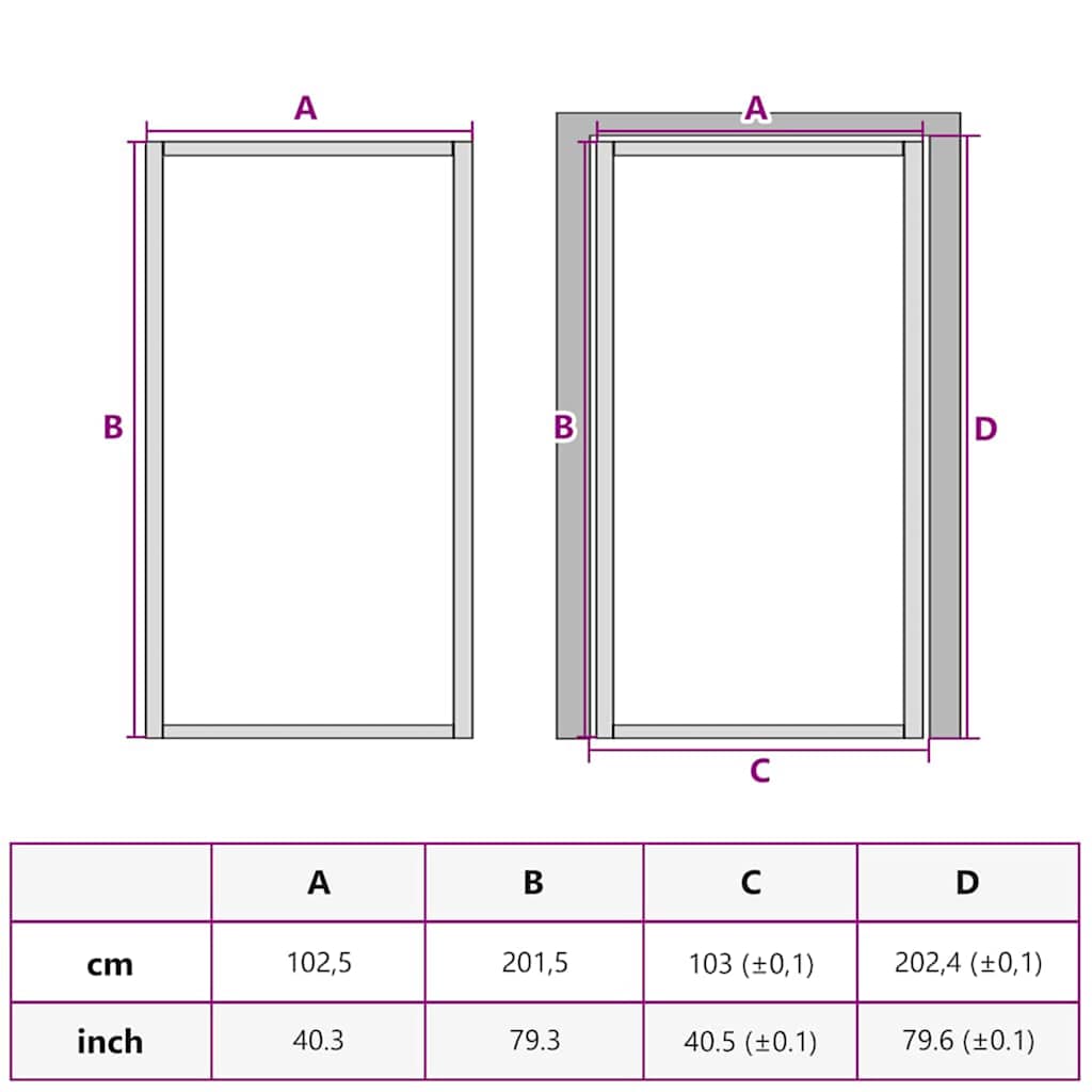 Vrata za dom 102 x 201,5 x 3,5 cm Aluminij i kaljeno staklo