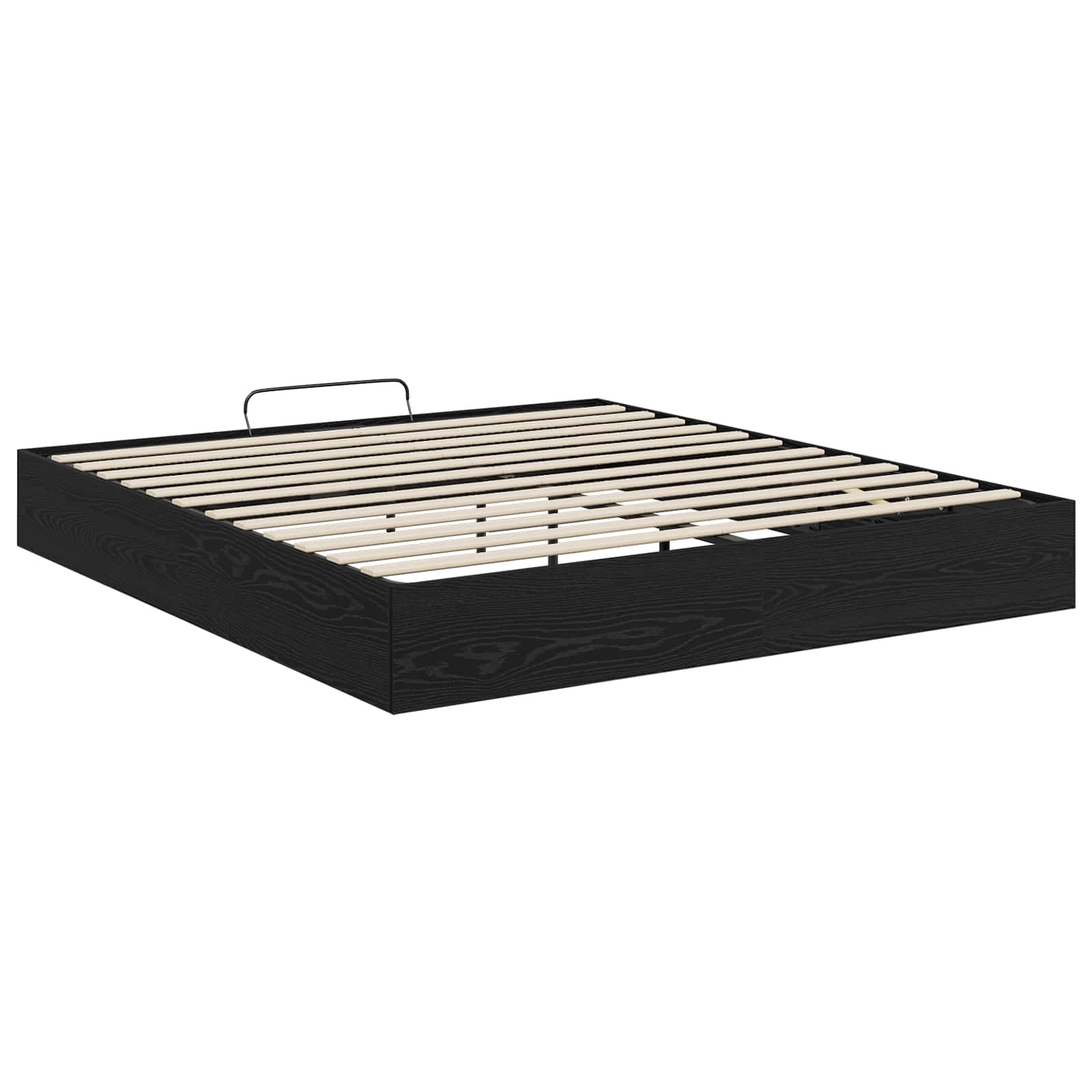 Otomanski krevet s pohranom Crni Hrast 203 x 180 x 25 cm