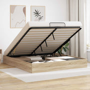 Otomanski krevet s pohranom Sonoma hrast 203 x 180 x 25 cm