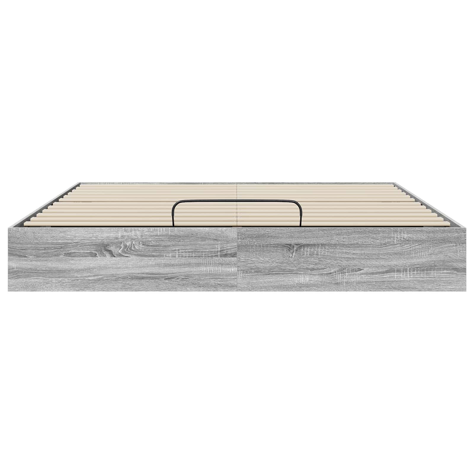Otomanski krevet s pohranom Sivi Sonoma 203 x 180 x 25 cm