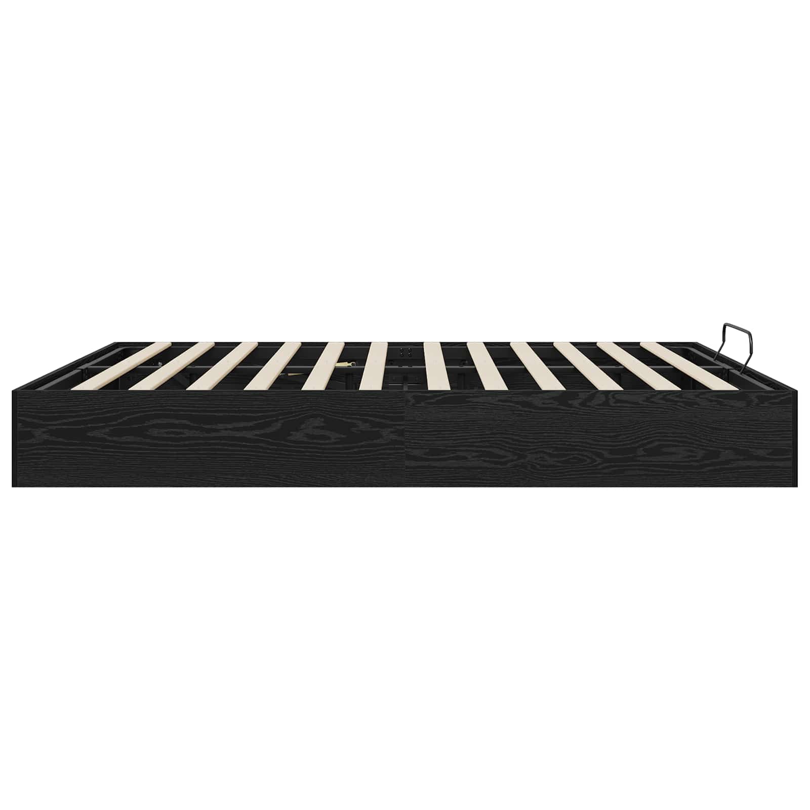 Otomanski krevet s pohranom Crni Hrast 203 x 160 x 25 cm