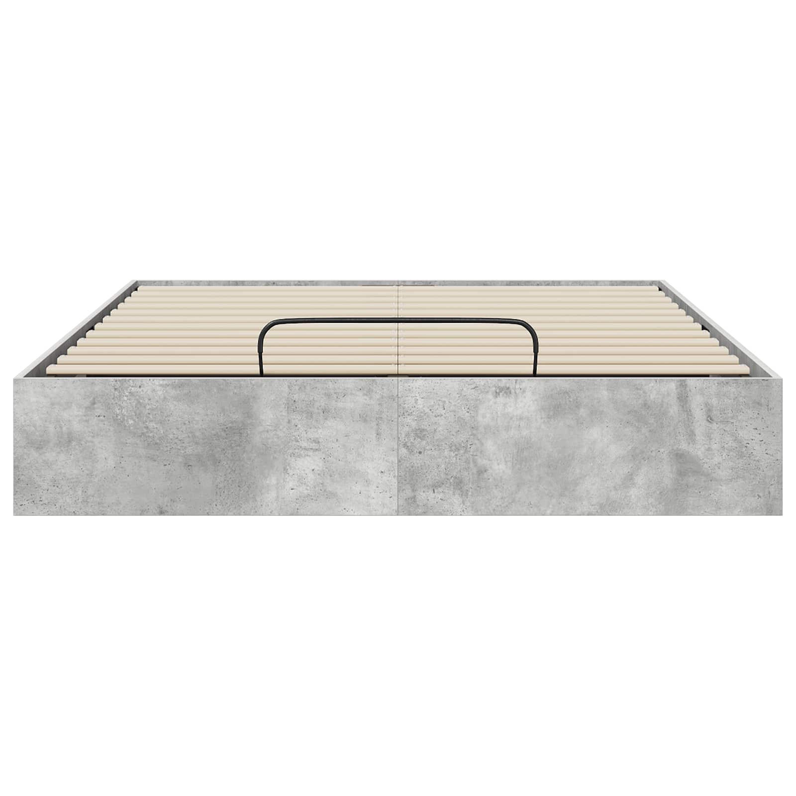 Otomanski krevet Betonsko Siva 150 x 200 cm Konstrukcijsko drvo