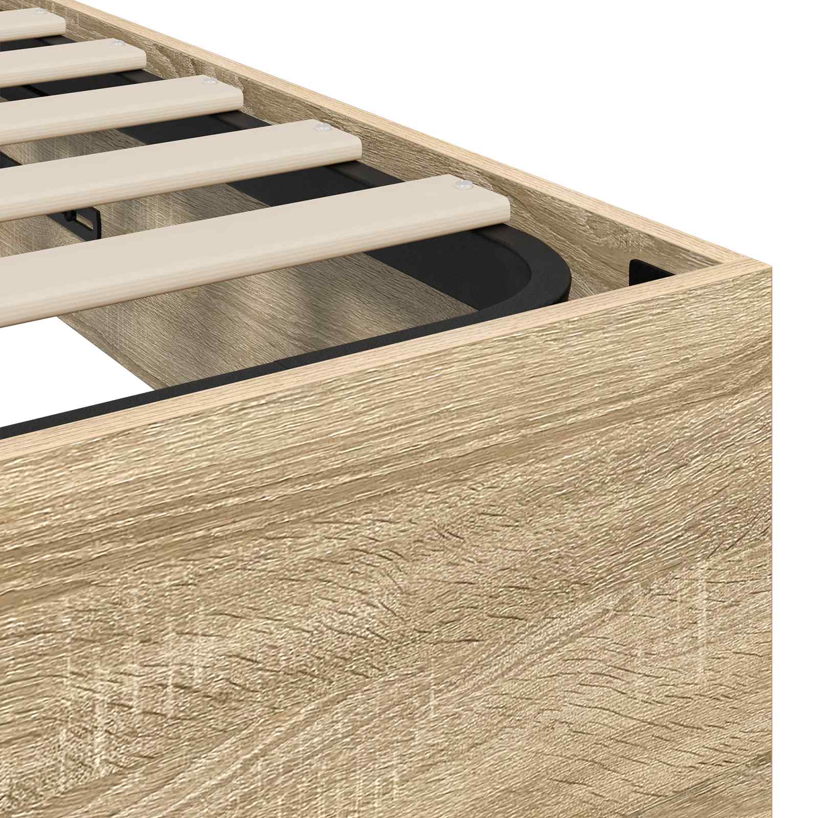 Otomanski krevet s pohranom Sonoma hrast 203 x 90 x 25 cm