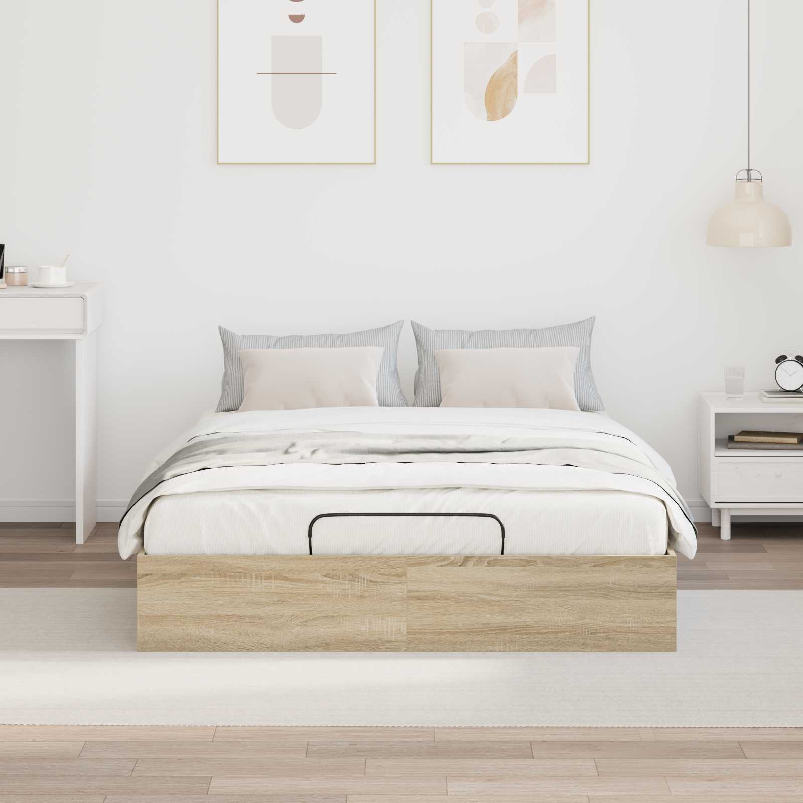 Otomanski krevet s pohranom Sonoma hrast 193 x 120 x 25 cm