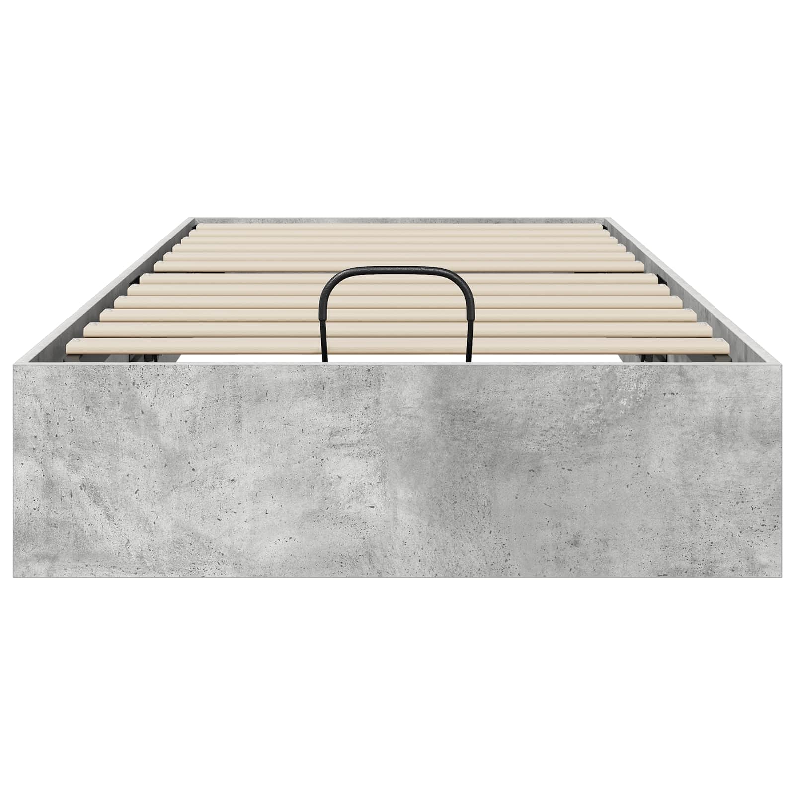 Otomanski krevet Betonsko Siva 90 x 190 cm Konstrukcijsko drvo