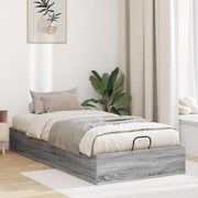 Otomanski krevet s pohranom Sivi Sonoma 193 x 90 x 25 cm