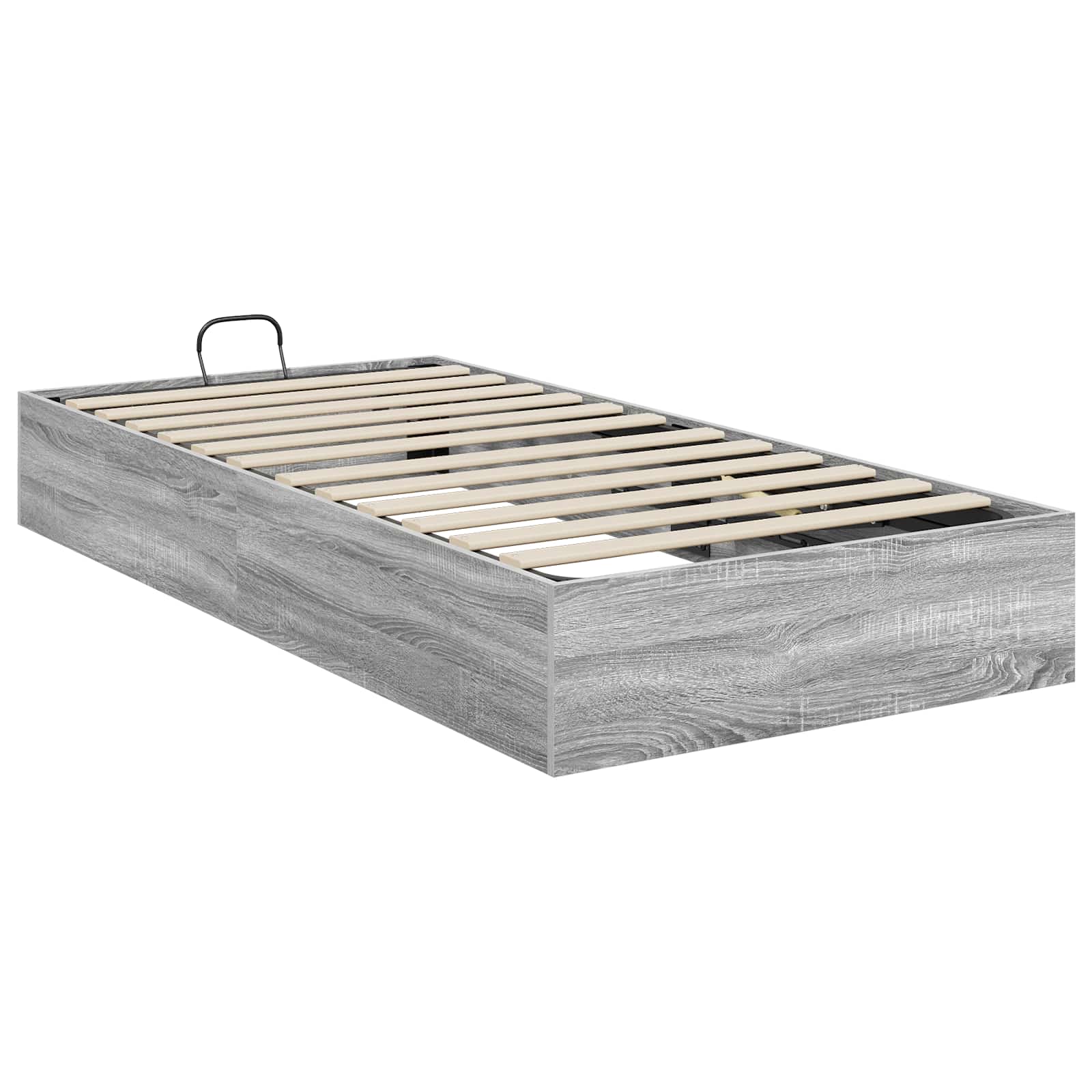 Otomanski krevet s pohranom Sivi Sonoma 193 x 75,5 x 25 cm