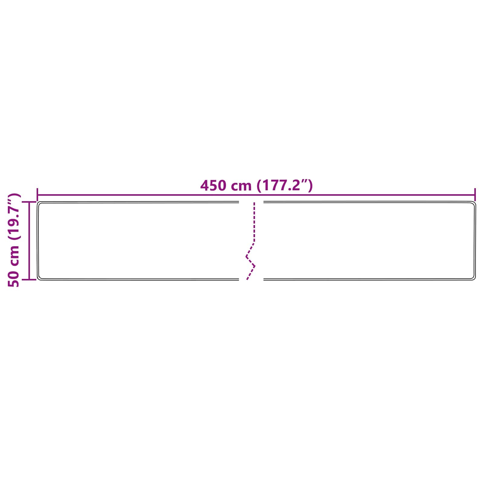 Traka za tepih MARSA Krema 50 x 450 cm Poliester i PVC