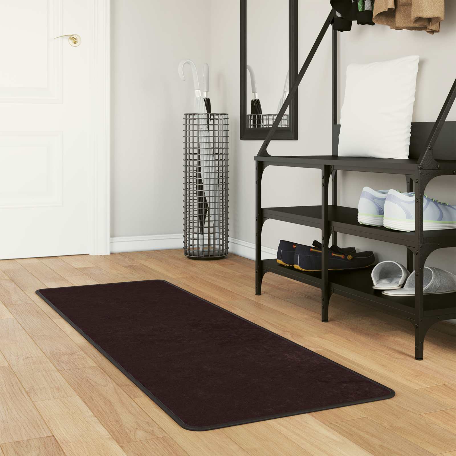 Traka za tepih MARSA Antracit 50 x 200 cm Poliester i PVC