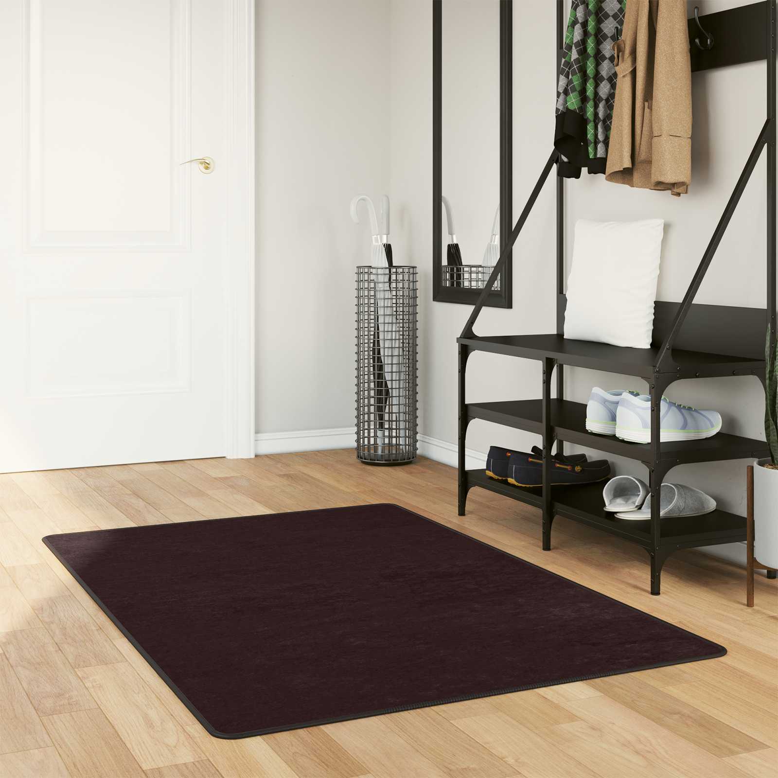 Traka za tepih MARSA Antracit 80 x 200 cm Poliester i PVC
