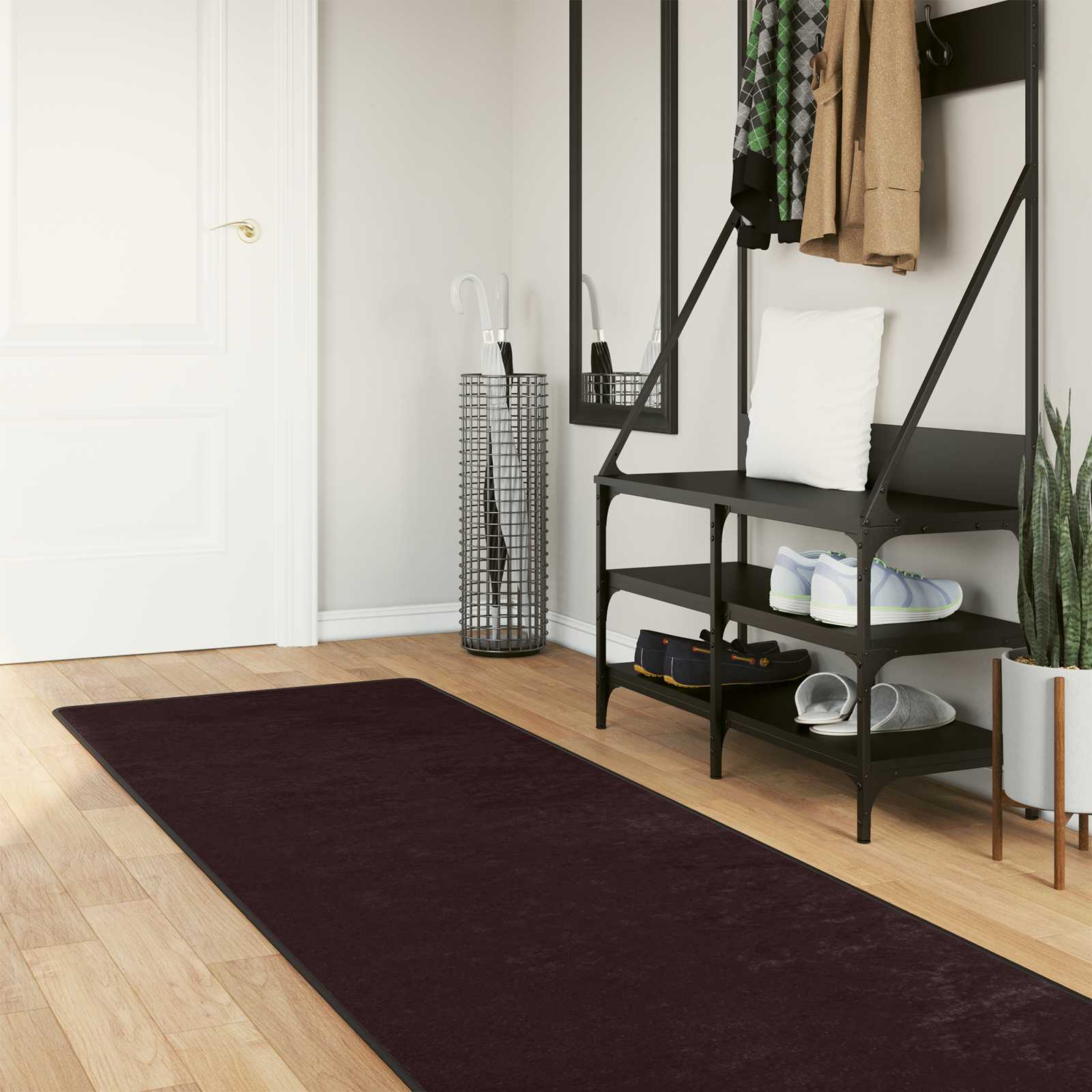Traka za tepih MARSA Antracit 80 x 450 cm Poliester i PVC