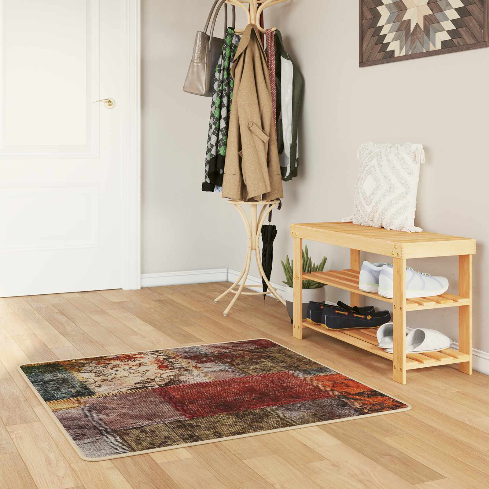 Traka za tepih MARSA Šareni 100 x 100 cm Poliester i PVC