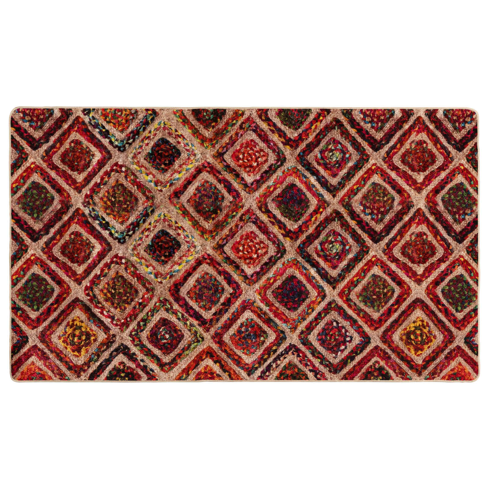 Traka za tepih MARSA Šareni 100 x 150 cm Poliester i PVC