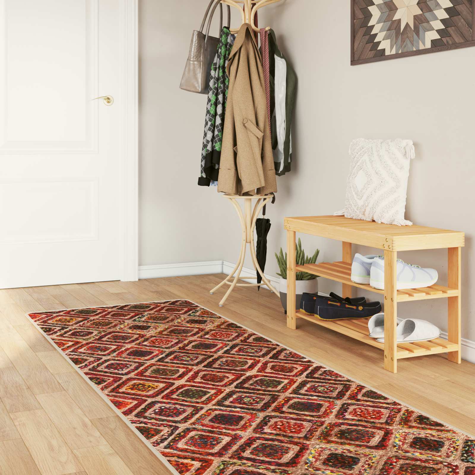 Traka za tepih MARSA Šareni 100 x 250 cm Poliester i PVC