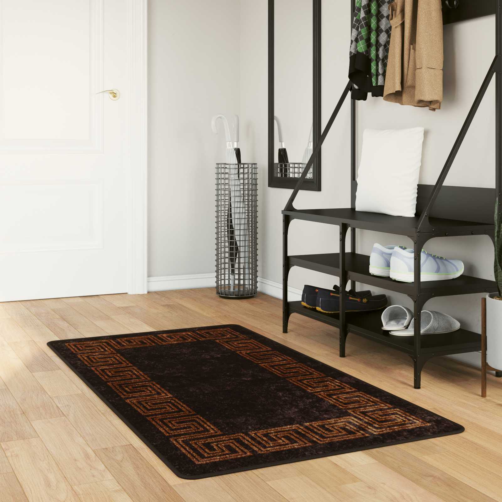 Traka za tepih MARSA Crna 100 x 200 cm Poliester i PVC