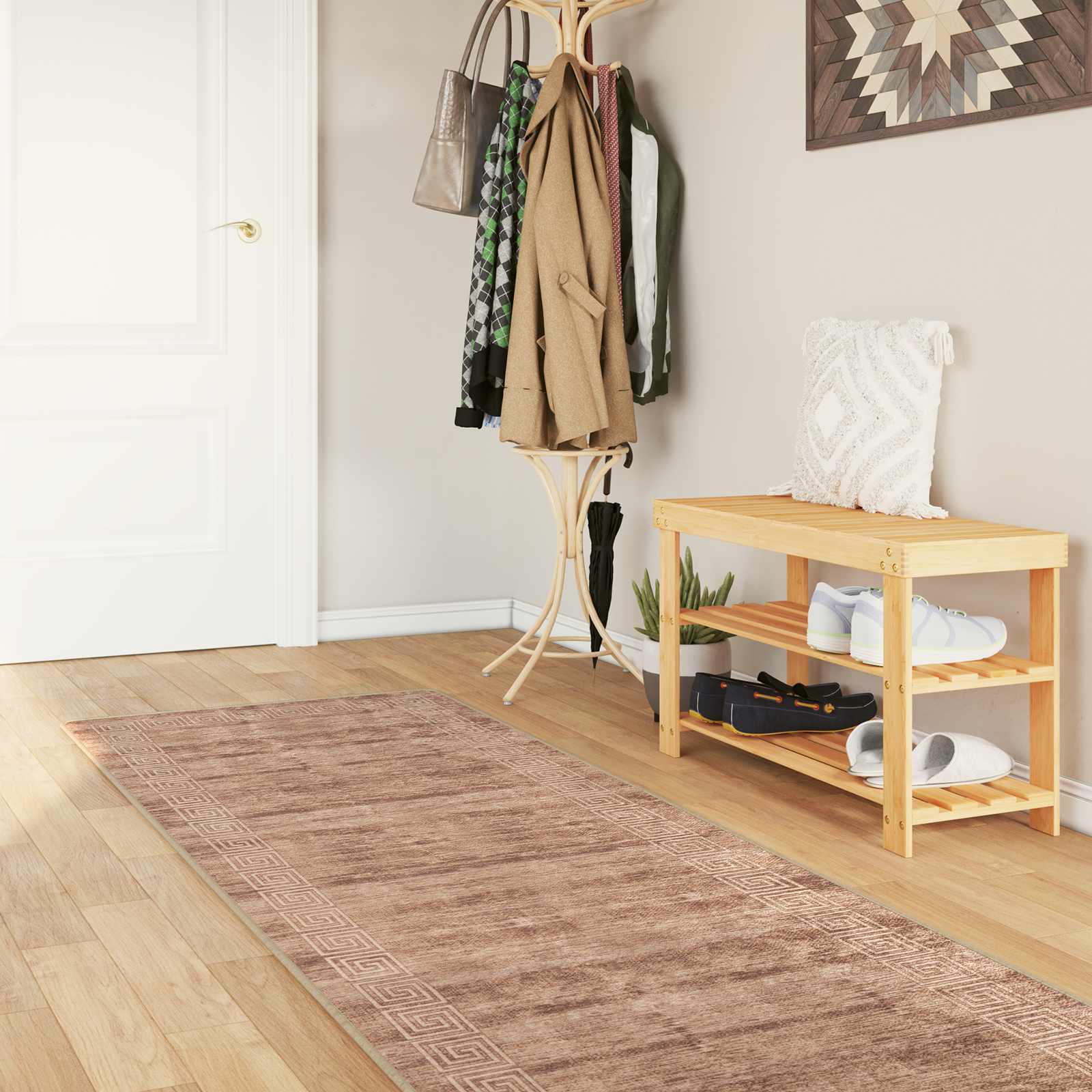 Traka za tepih MARSA Bijeli 100 x 300 cm Poliester i PVC