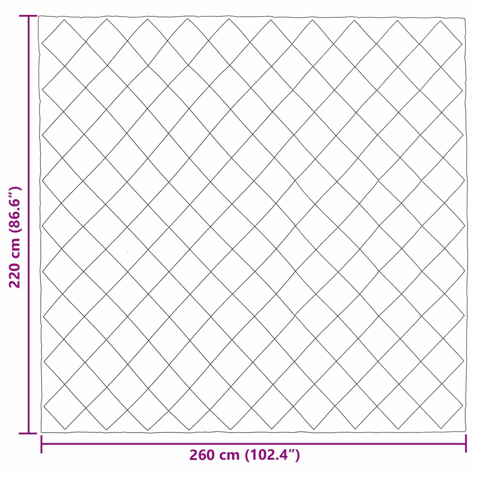 Ljetni pokrivač Antracit 220 x 260 cm Mikrovlakna