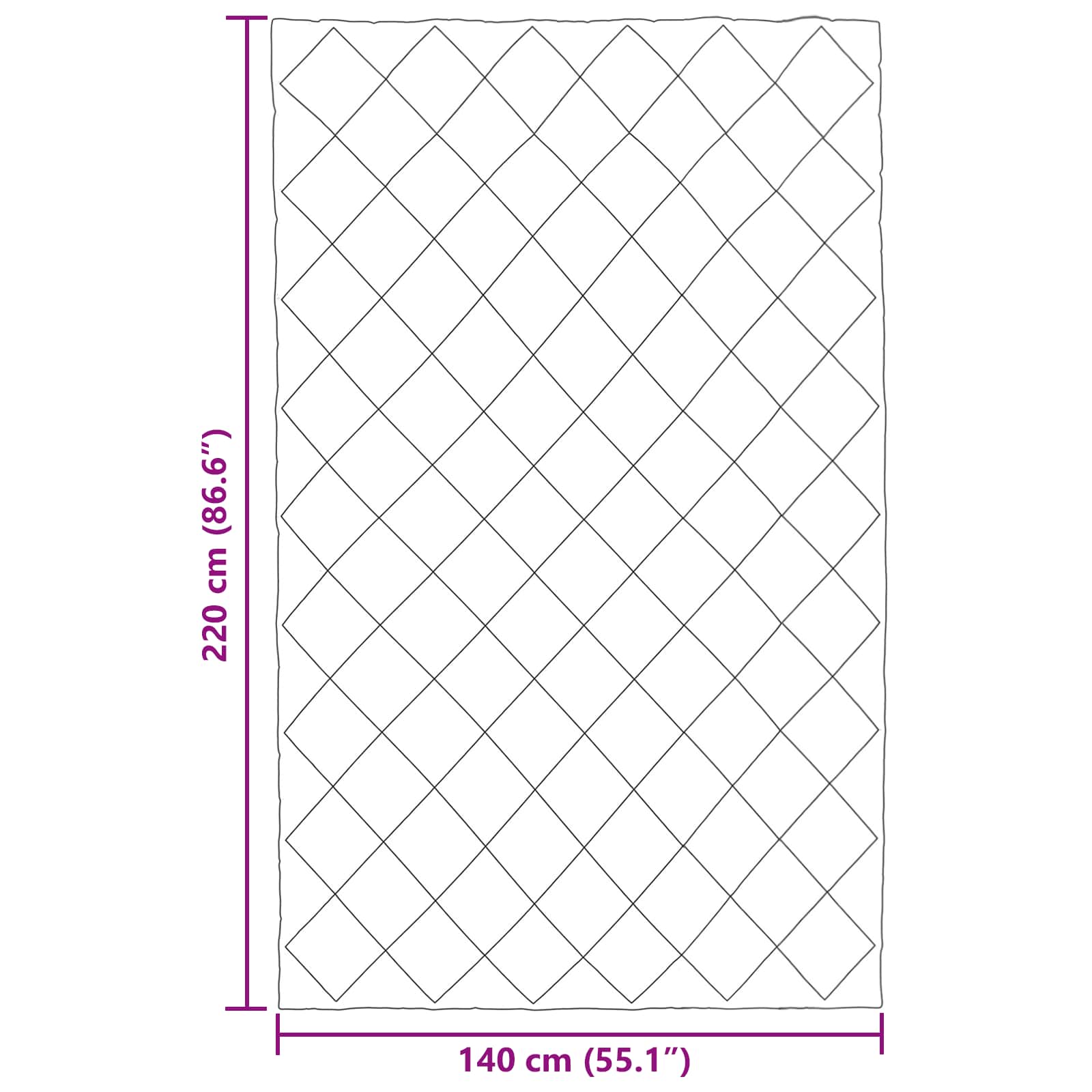 Ljetni pokrivač Zelena i antracit 220 x 140 cm Mikrovlakna