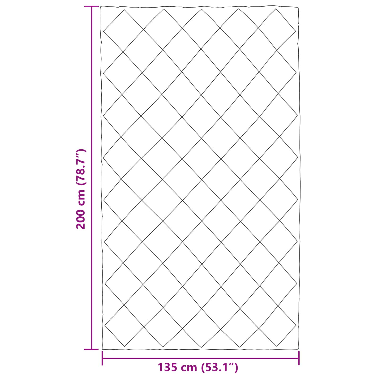 Ljetni pokrivač Crna i taupe 200 x 135 cm Mikrovlakna