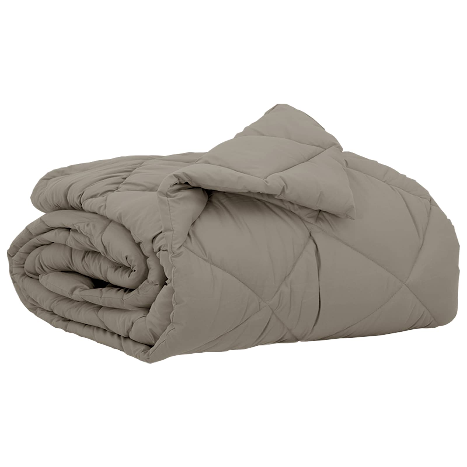 Ljetni pokrivač Svijetlo siva 220 x 135 cm Mikrovlakna