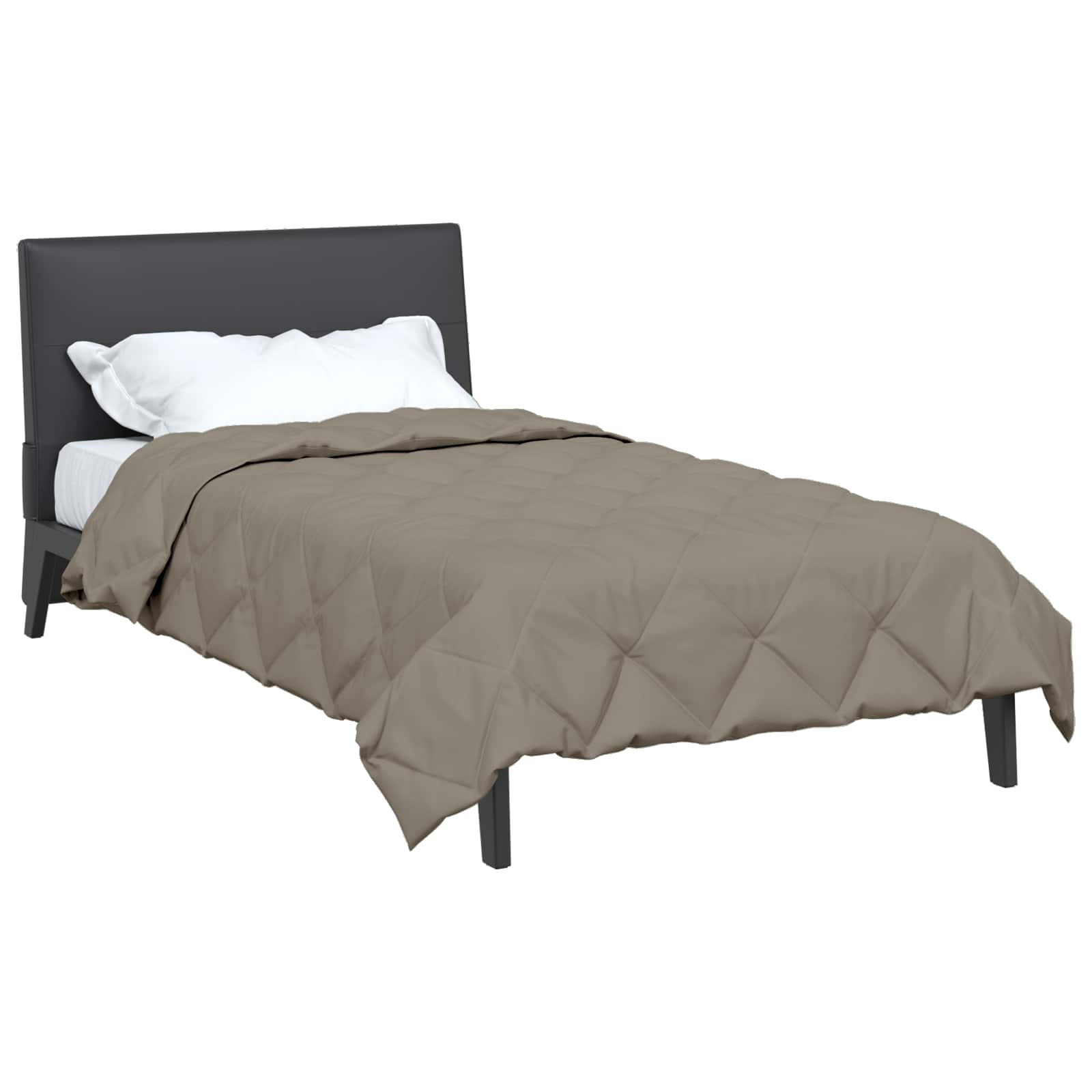 Ljetni pokrivač Svijetlo siva 220 x 135 cm Mikrovlakna