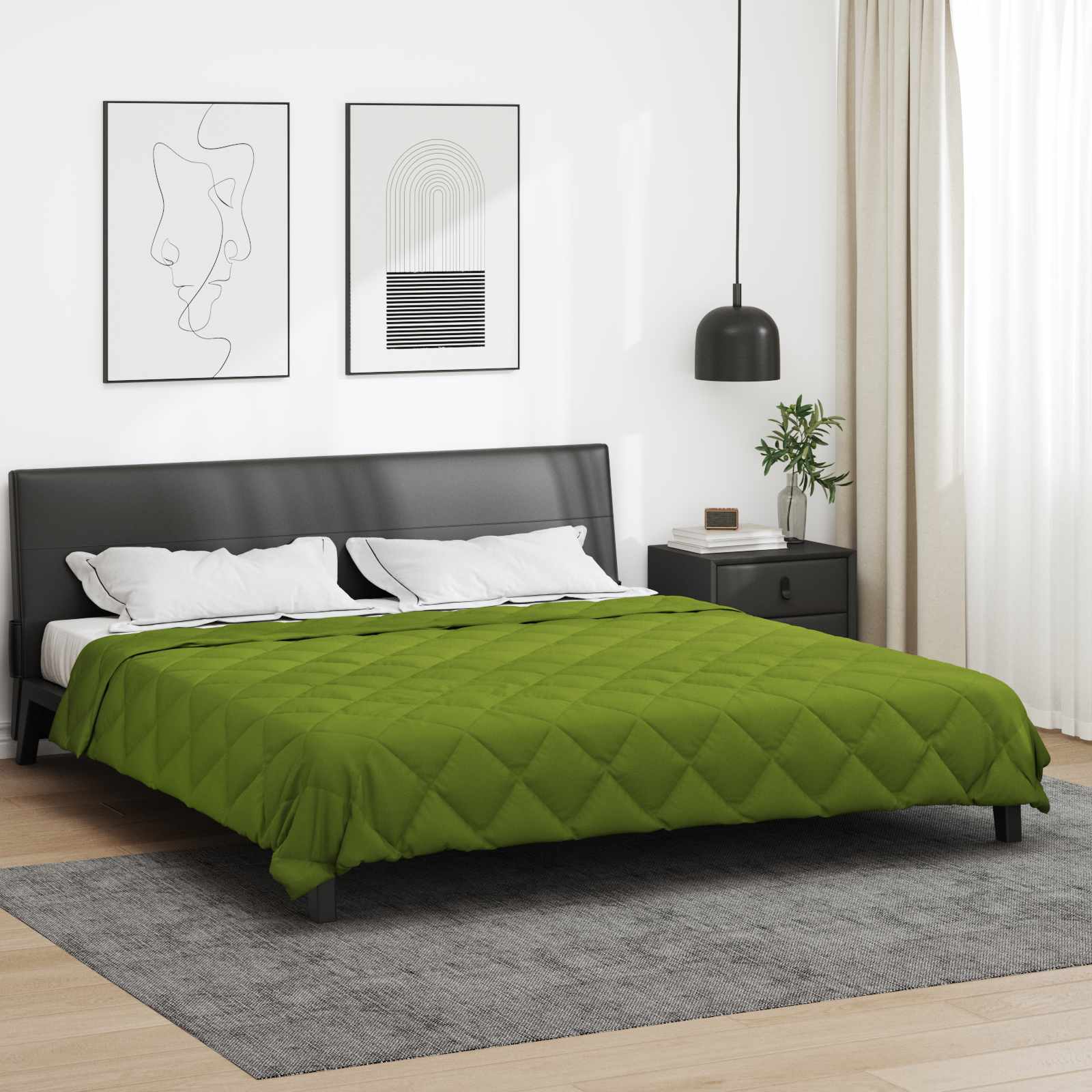 Puni pokrivač za cijelu godinu Zelena 240 x 260 cm Mikrovlakna