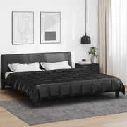 Ljetni pokrivač Crna 200 x 220 cm Saten i mikrovlakna