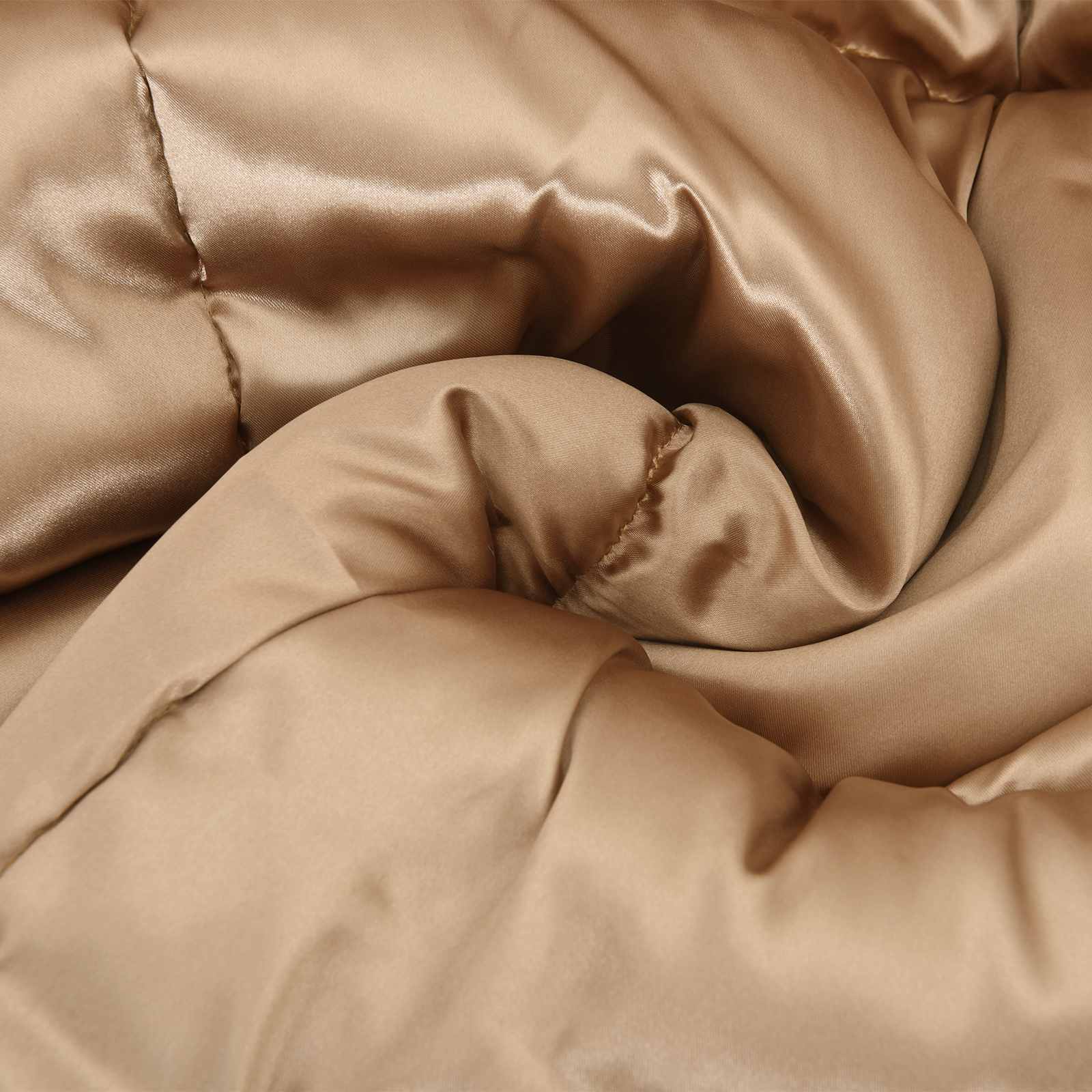 Zimska pokrivača Zlatno 200 x 220 cm Saten i mikrovlakna