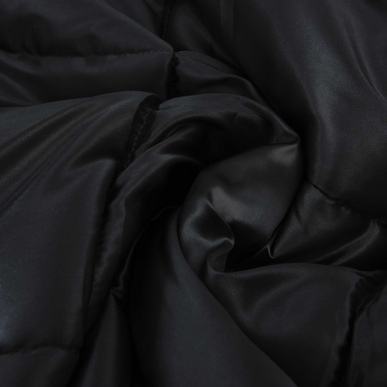 Zimska pokrivača Crna 135 x 200 cm Saten i mikrovlakna