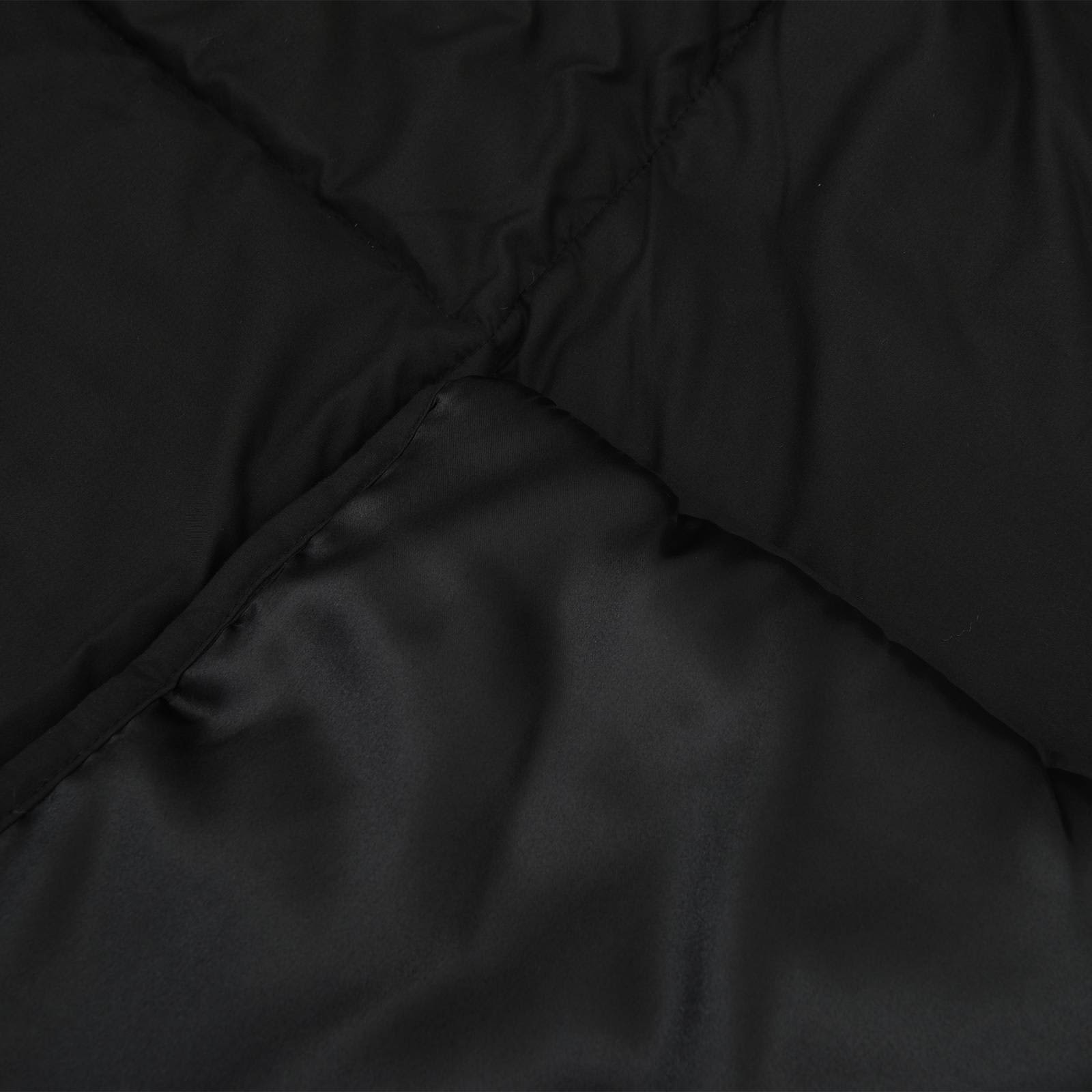 Zimska pokrivača Crna 220 x 240 cm Saten i mikrovlakna