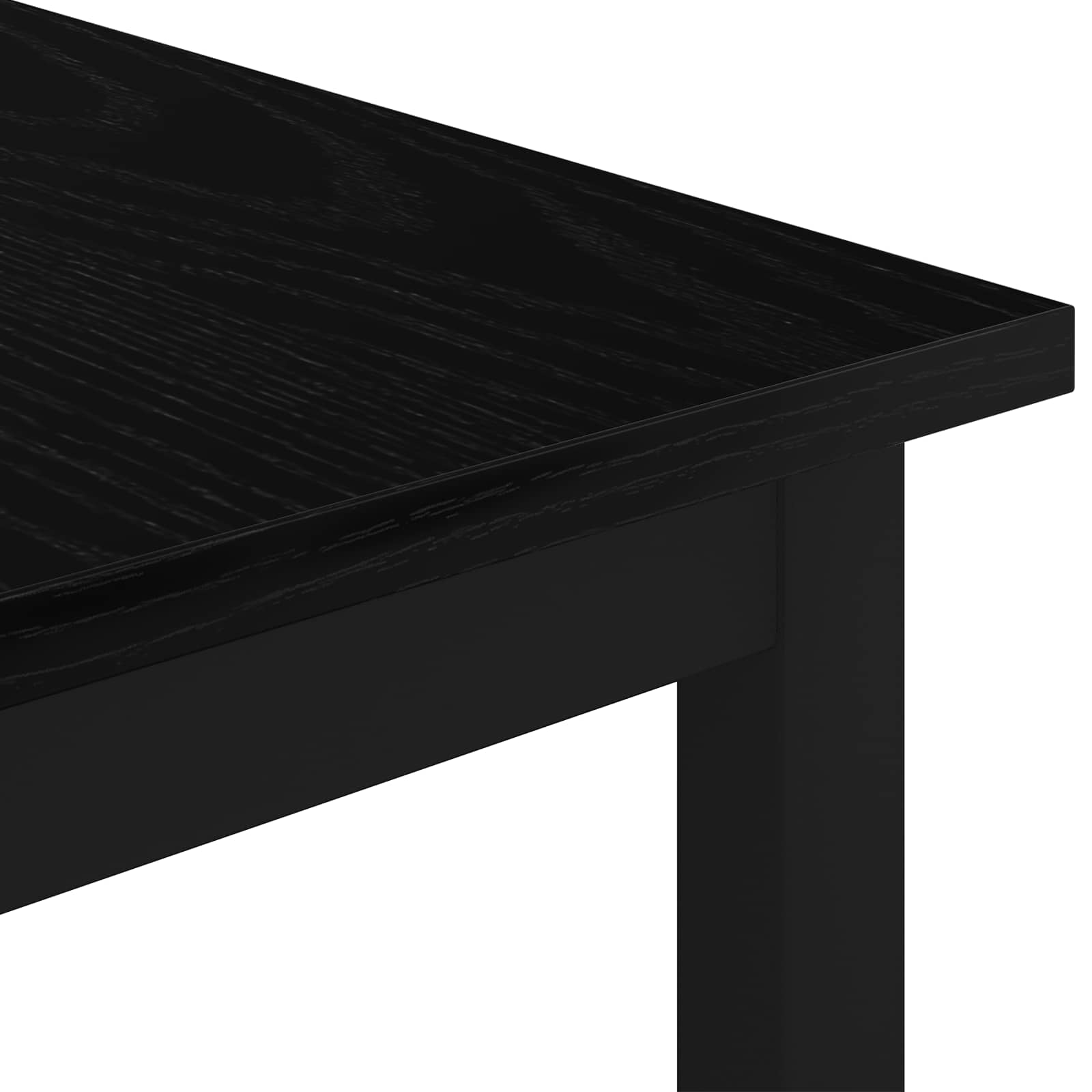 Kava Stol Crni hrast 40 x 40 x 36 cm Konstruirano drvo