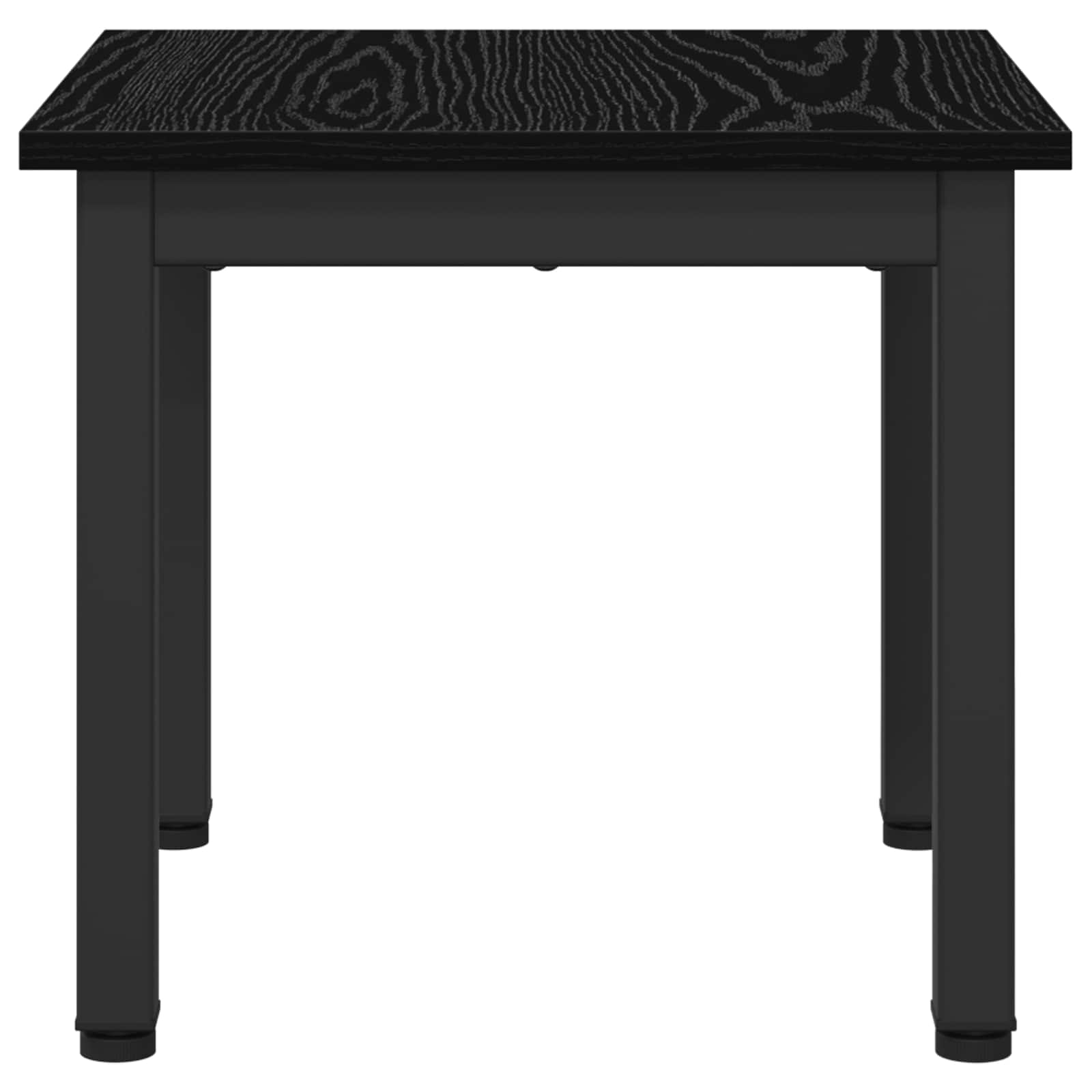 Kava Stol Crni hrast 40 x 40 x 36 cm Konstruirano drvo