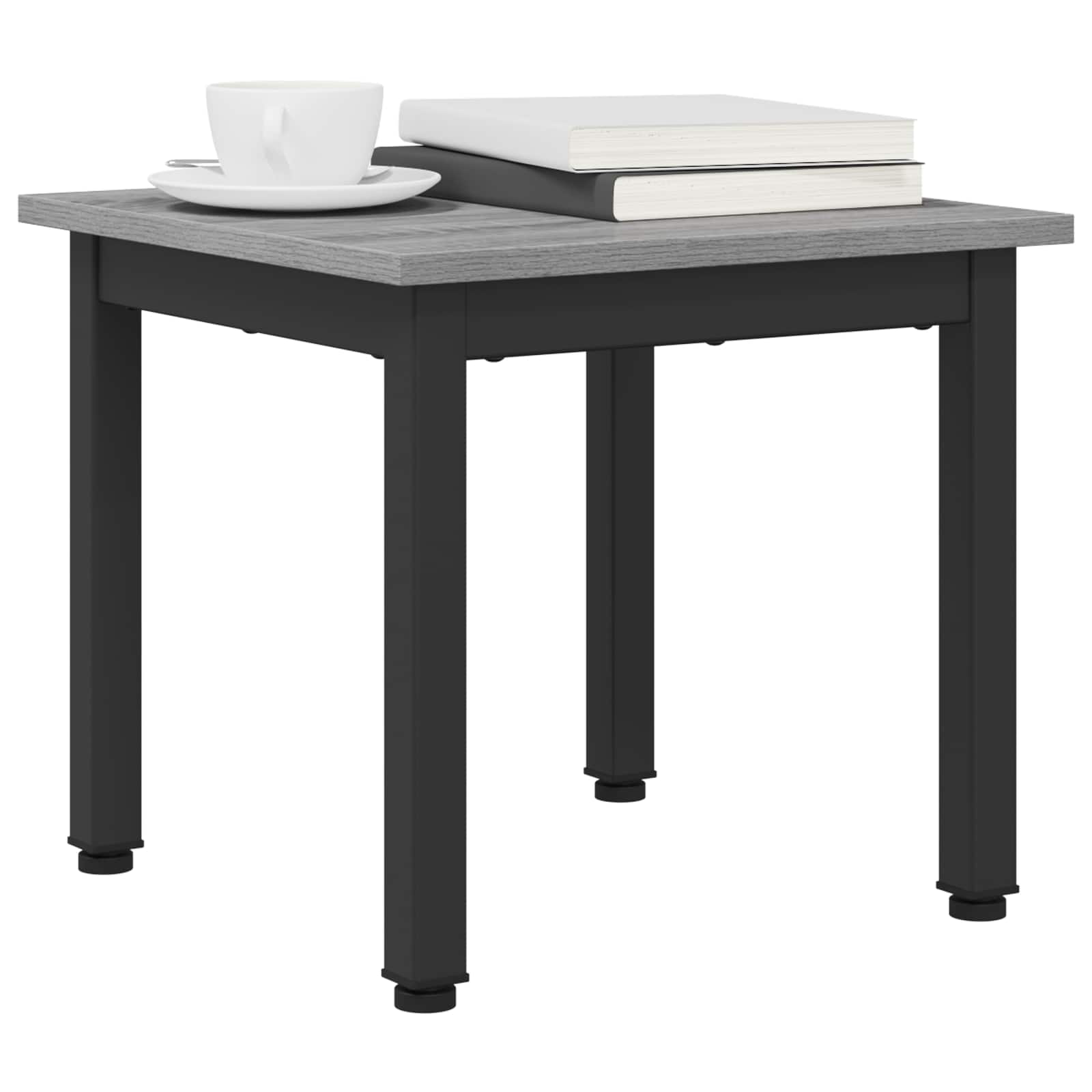 Kava Stol Siva Sonoma 40 x 40 x 36 cm Konstruirano drvo