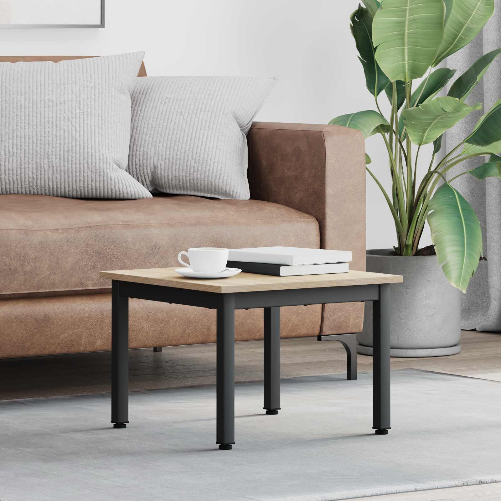 Kava Stol Sonoma 50 x 50 x 36 cm Konstruirano drvo