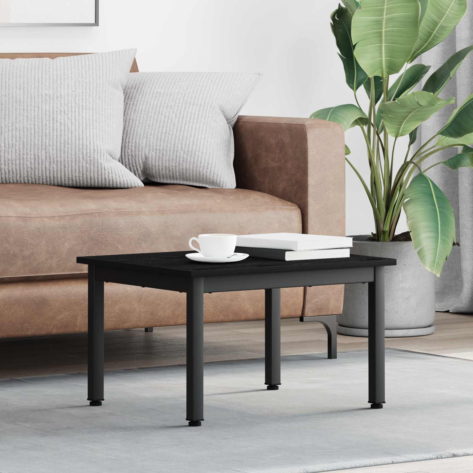 Kava Stol Crni hrast 60 x 50 x 36 cm Konstruirano drvo
