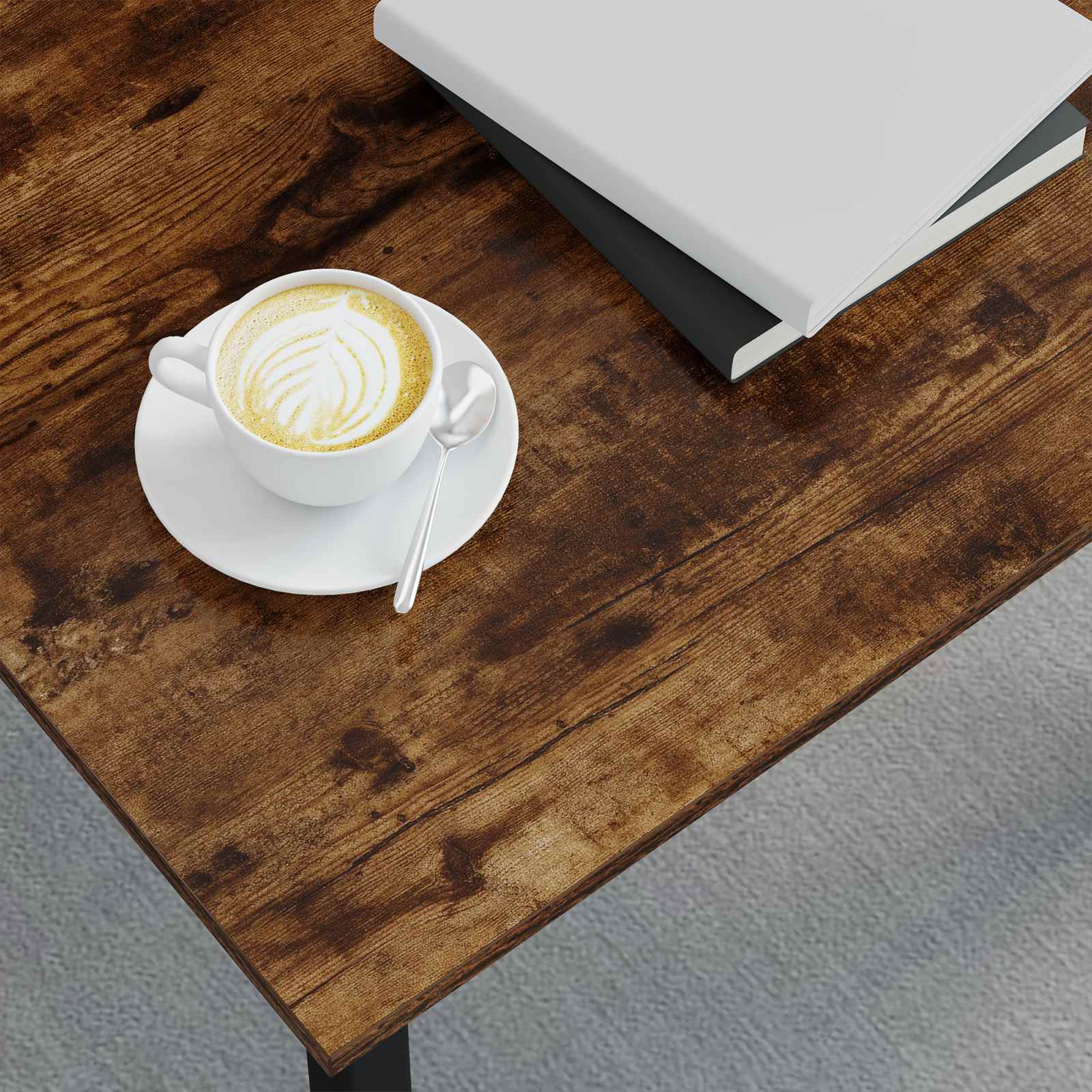Kava Stol Dimni hrast 60 x 50 x 36 cm Konstruirano drvo
