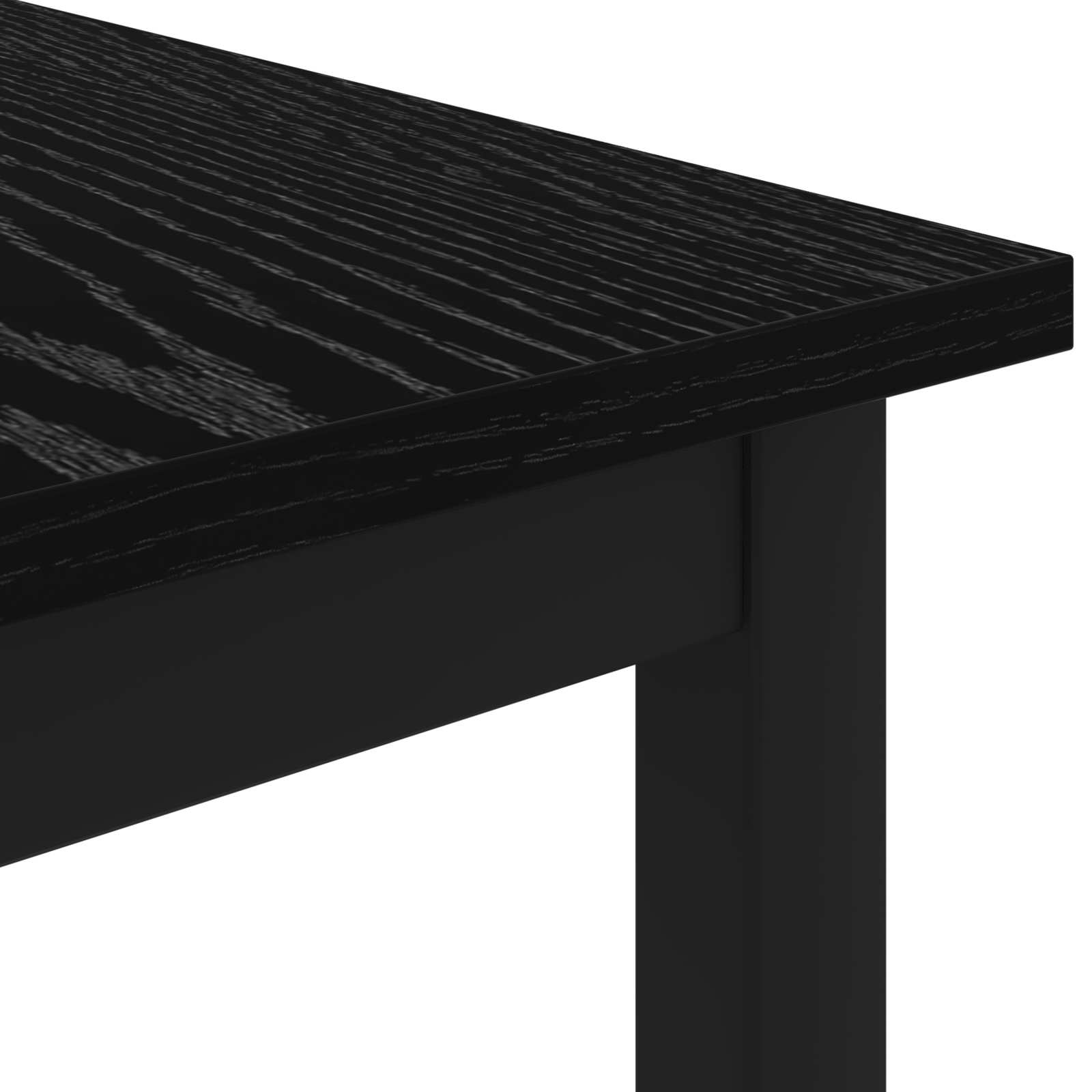 Kava Stol Crni hrast 100 x 50 x 45 cm Konstruirano drvo