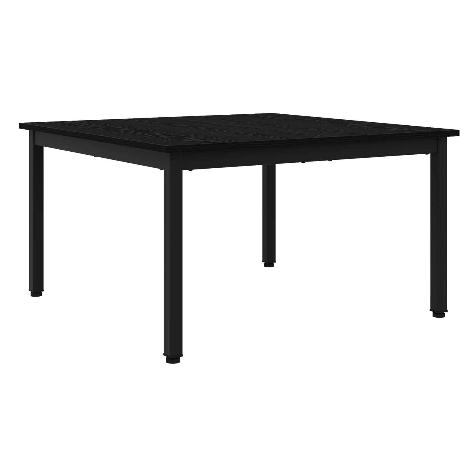 Kava Stol Crni hrast 80 x 80 x 45 cm Konstruirano drvo