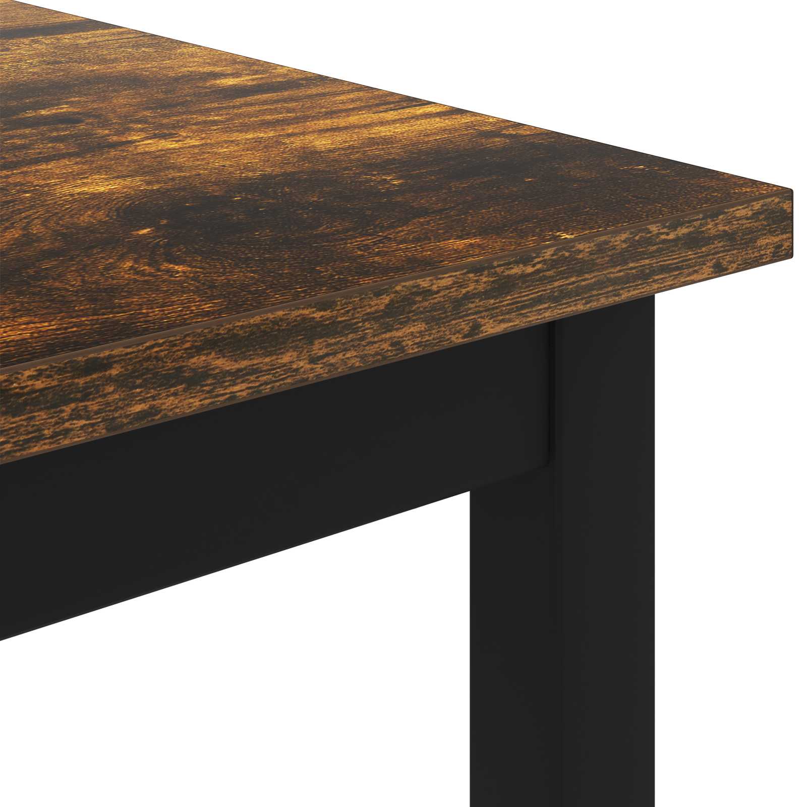 Kava Stol Dimni hrast 80 x 80 x 45 cm Konstruirano drvo